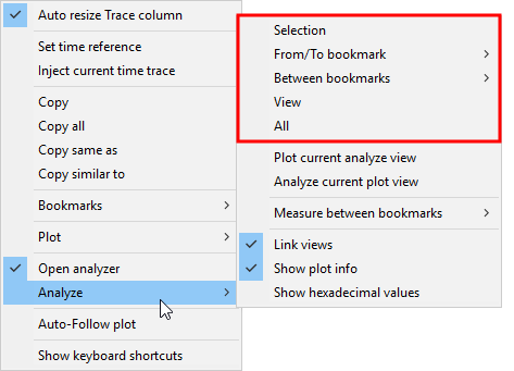 Using Analyzer Tools